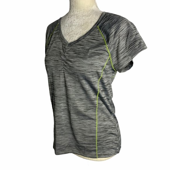 Lativ Active Wear Athletic Short Sleeve Shirt 17PE - Picture 3 of 7